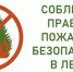 Информирование о соблюдении обязательных требований лесного законодательства в преддверии наступления пожароопасного сезона на территории Новосибирской области - Здвинский район